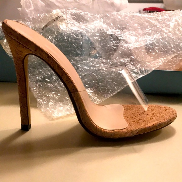 Clear Nude Heels - Picture 1 of 1